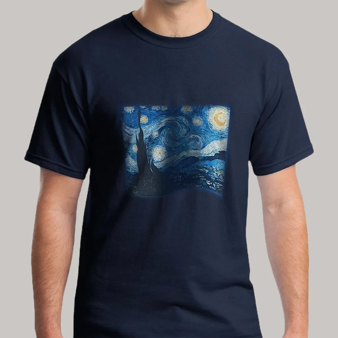 The Starry Night Printed T-Shirt