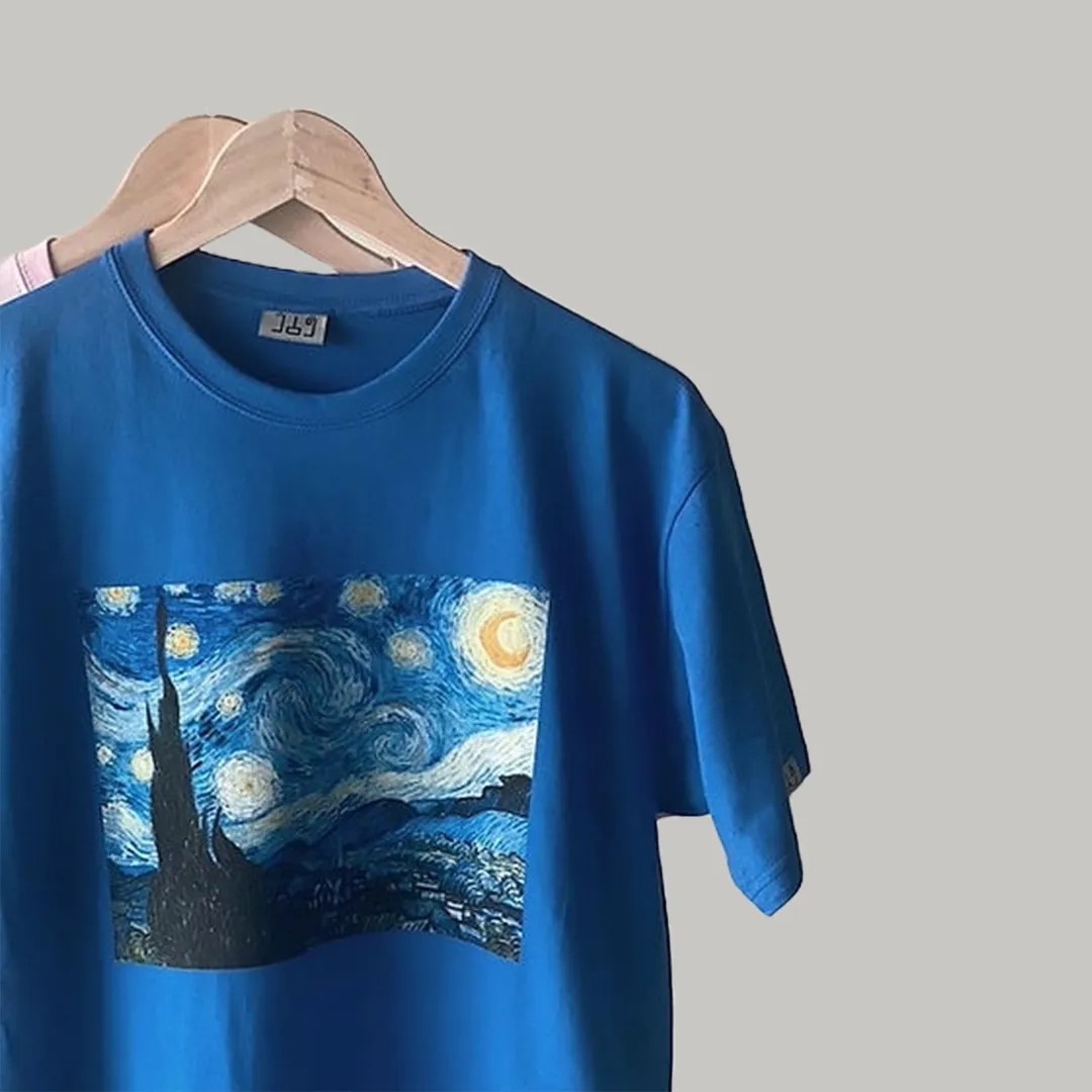 The Starry Night Printed T-Shirt