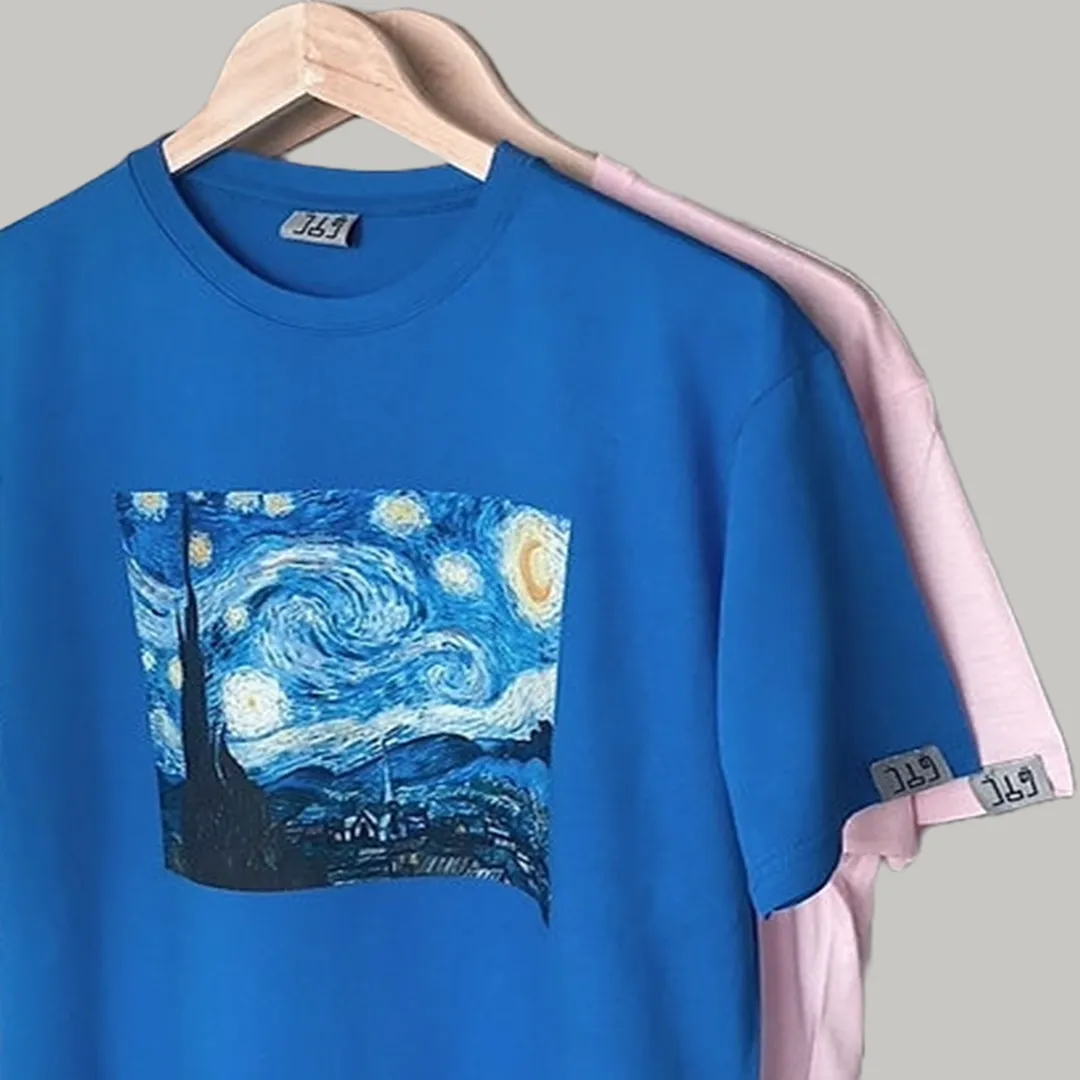 The Starry Night Printed T-Shirt