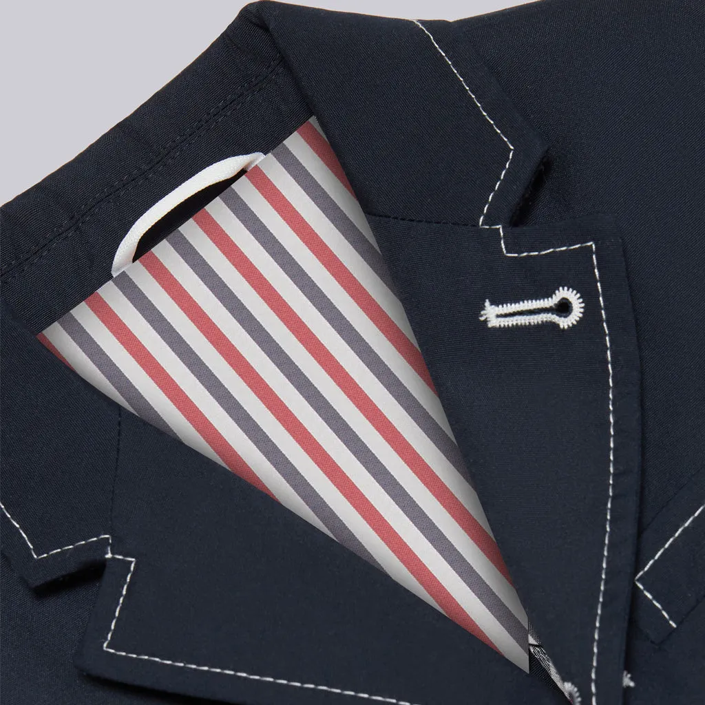 Thom Browne Kids Patch Pocket Typewriter Jacket