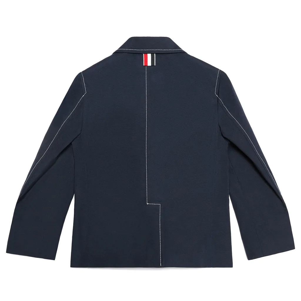 Thom Browne Kids Patch Pocket Typewriter Jacket