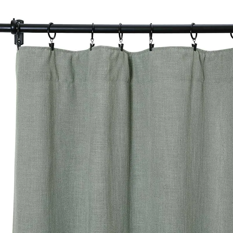 Tia Linen Curtain Drapery Soft Top