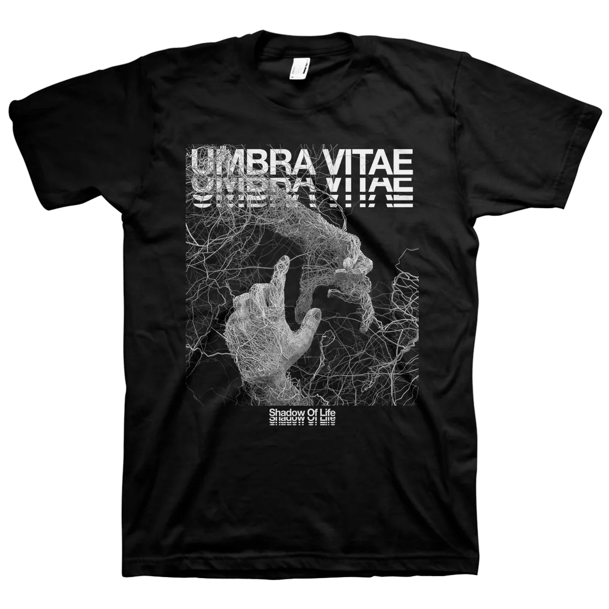 Umbra Vitae "Shadow of Life: Hands" Black T-Shirt