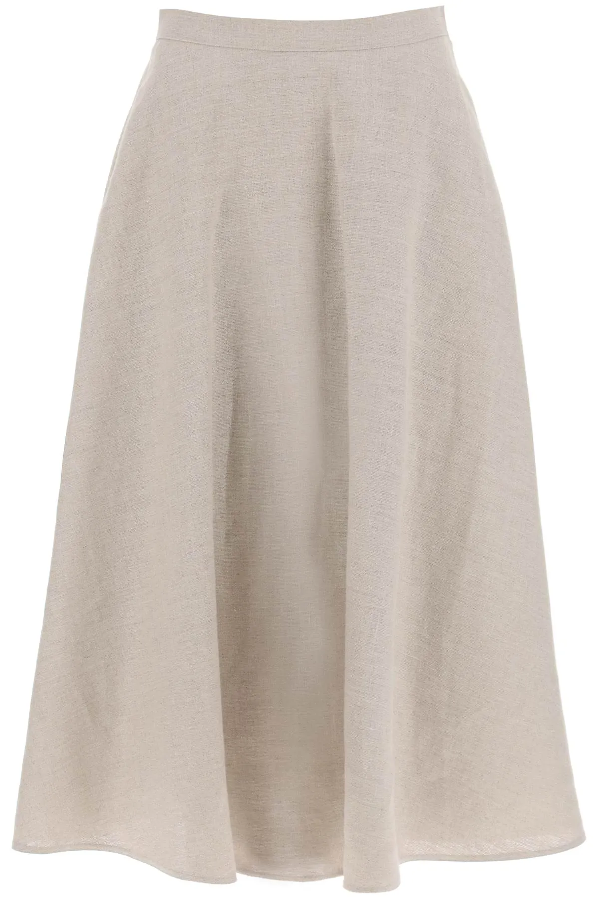 Valentino Garavani Linen Canvas Skirt For Women