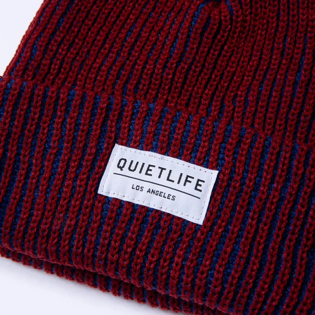 Vertical Beanie 2023 - Red/Navy