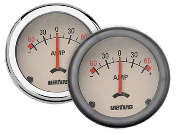 Vetus Ammeter 12/24V 60A