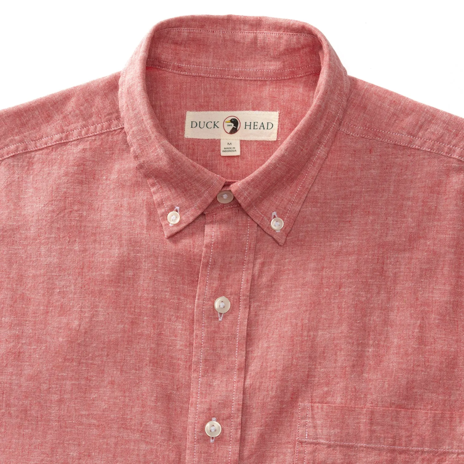 Wallace Solid Linen Cotton Oxford Sport Shirt