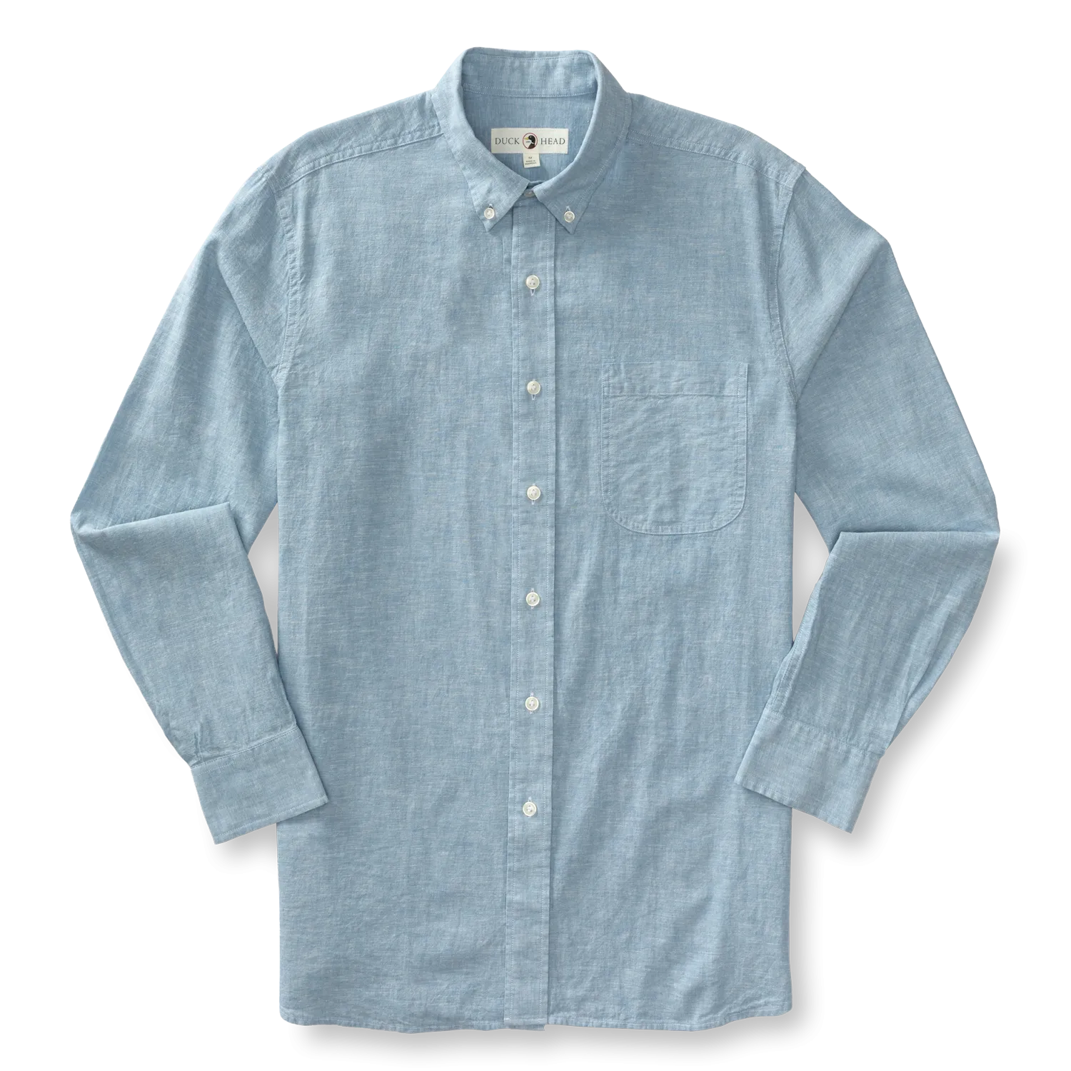 Wallace Solid Linen Cotton Oxford Sport Shirt