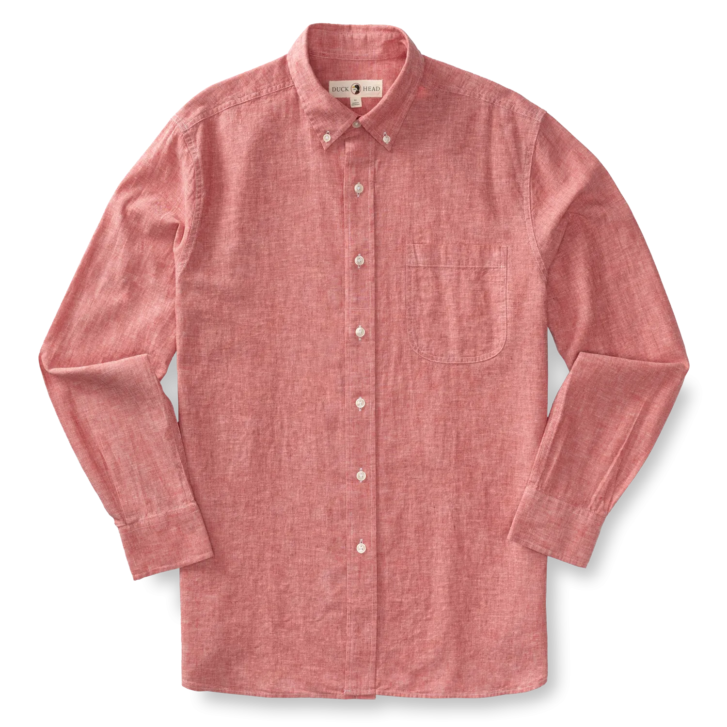 Wallace Solid Linen Cotton Oxford Sport Shirt