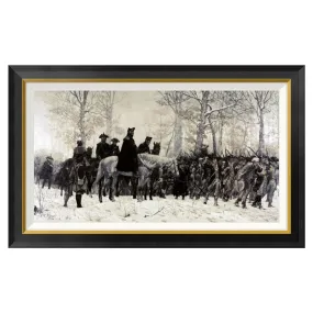 Washington at Valley Forge by Trego Framed Print: Medium Edition