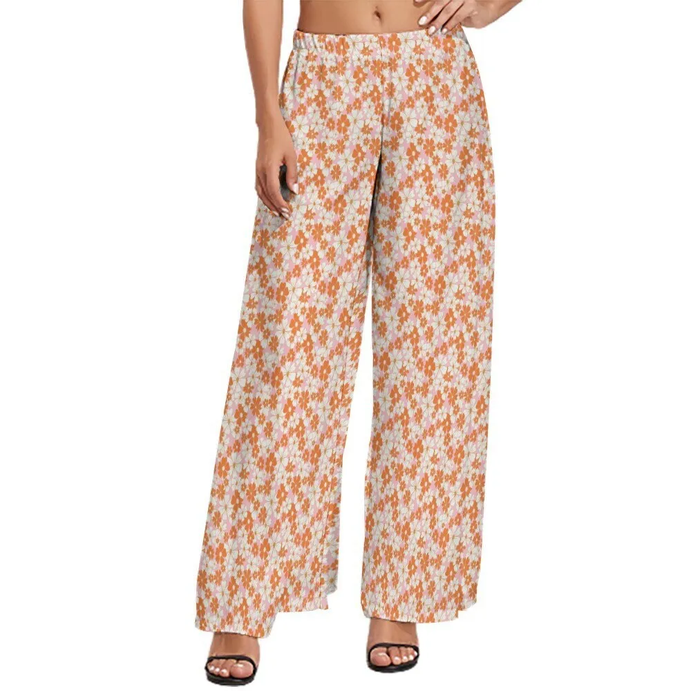 Wide Leg Pants, Palazzo Pants, Retro Pants, Wide Leg Pants Women, 70s Style Pants,70s Inspired, Floral Pants, Floral Pants, Hippie Pants