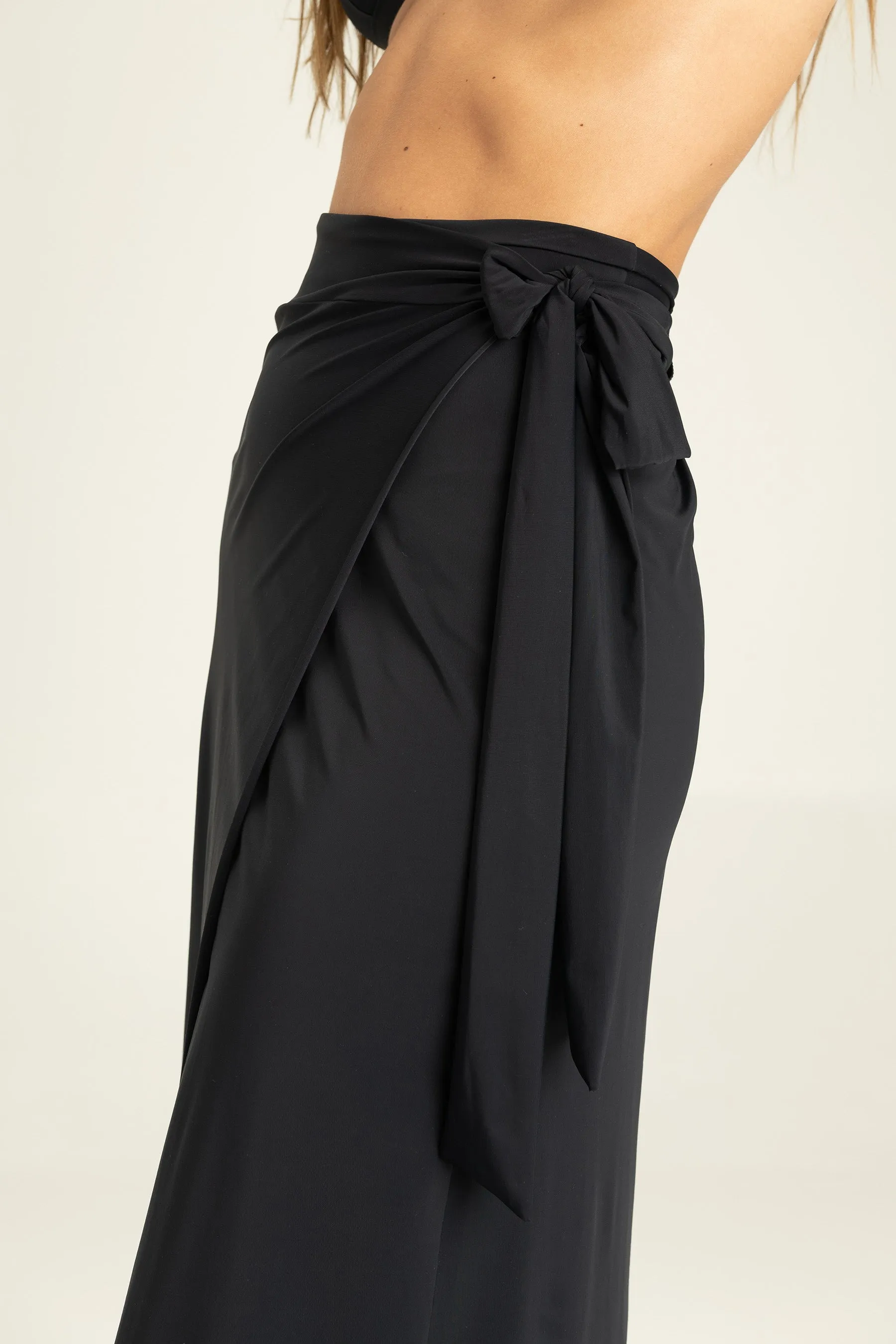 Wide Midi Skirt