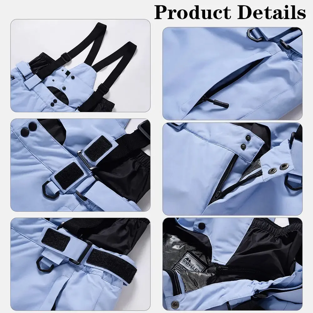 Women Detachable Ski Bibs & Pants