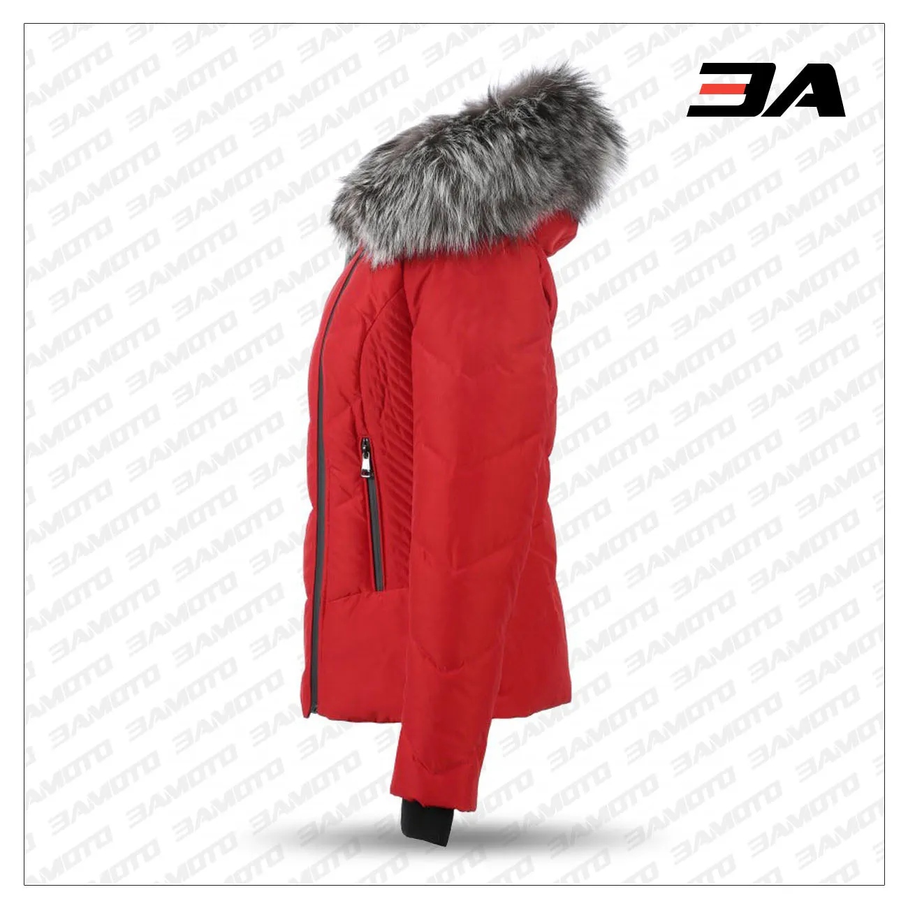 Women Red Down Jacket