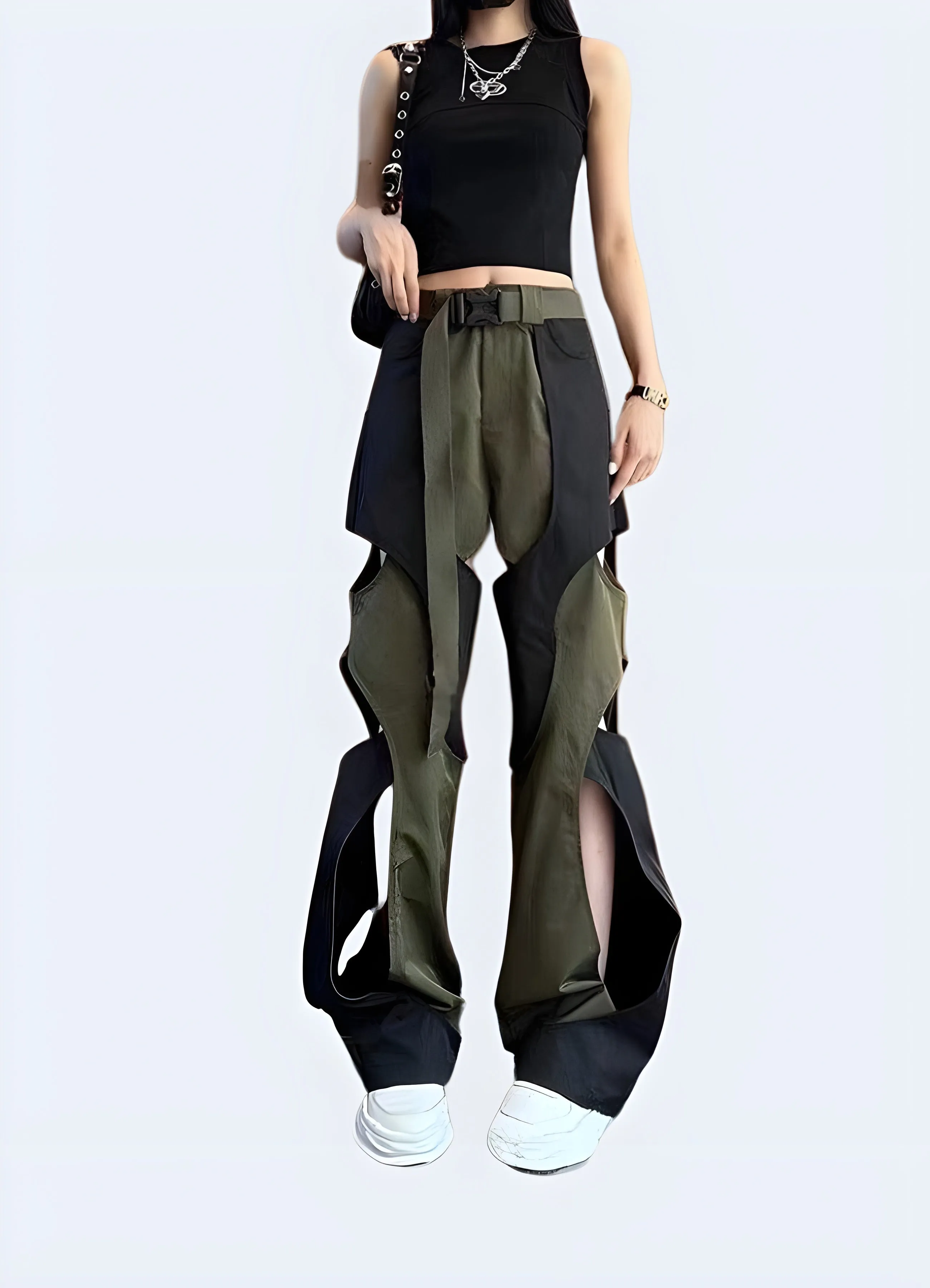 Women's Parachute Patchwork Joggers