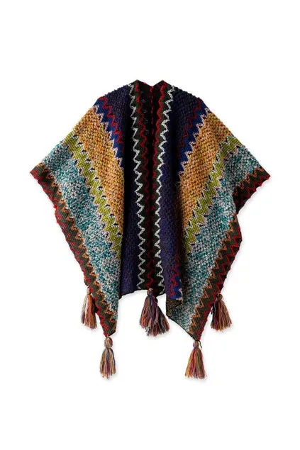 Women's Shawl Wrap Poncho