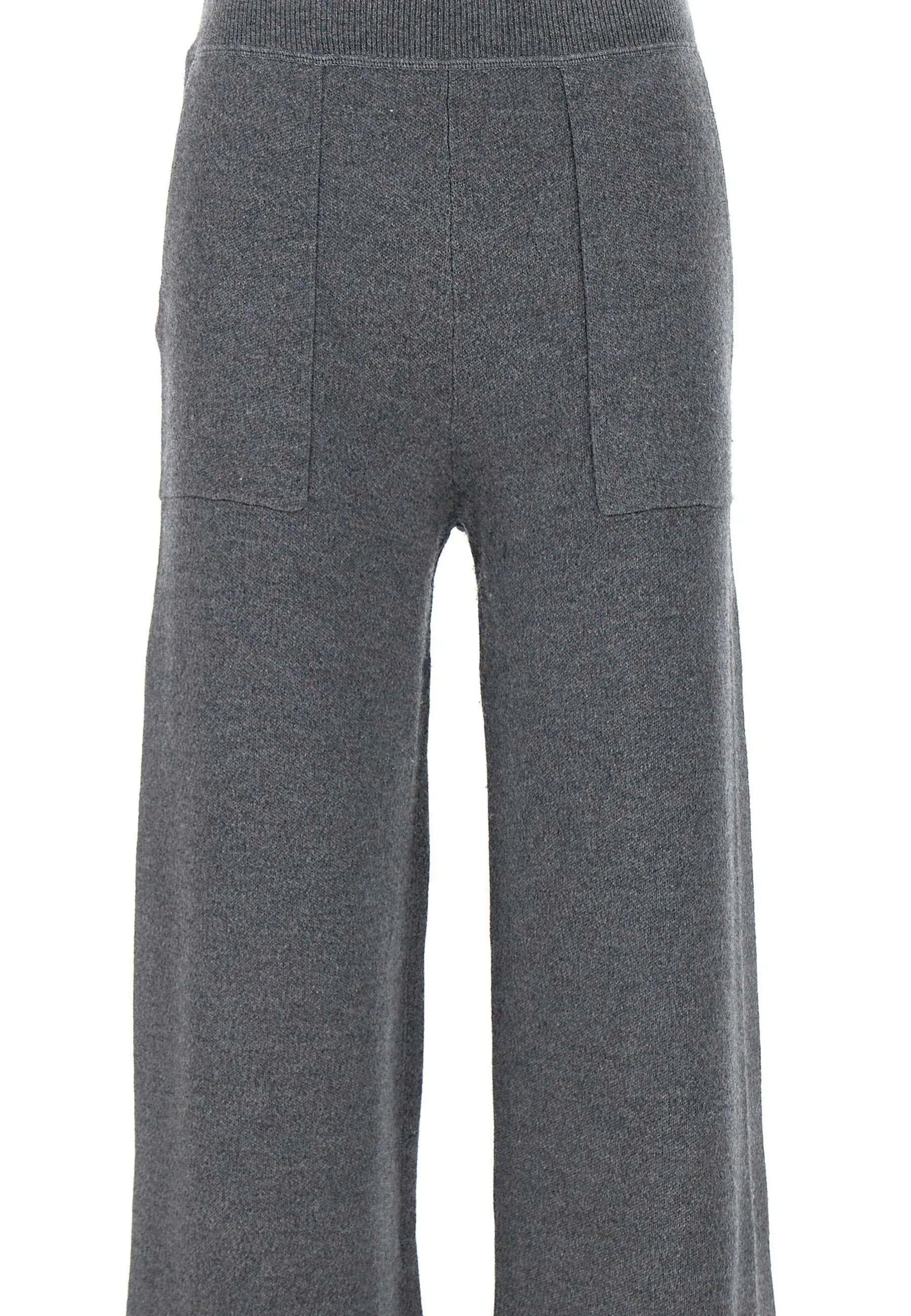 Wool and Cashmere Blend Jogger Anthracite