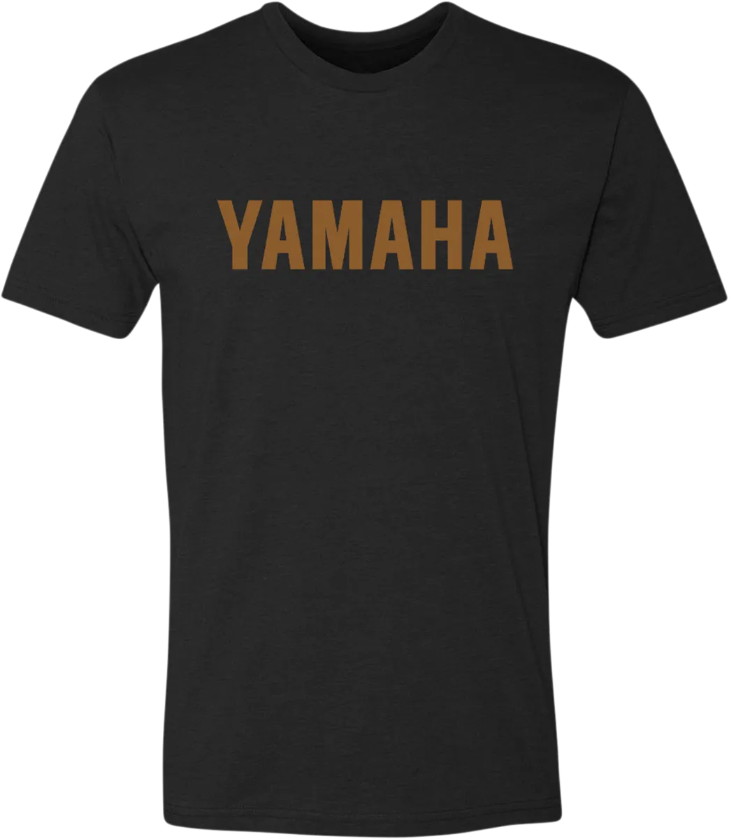 YAMAHA APPAREL Yamaha Classic T-Shirt - Black/Gold - Large NP21S-M3126-L