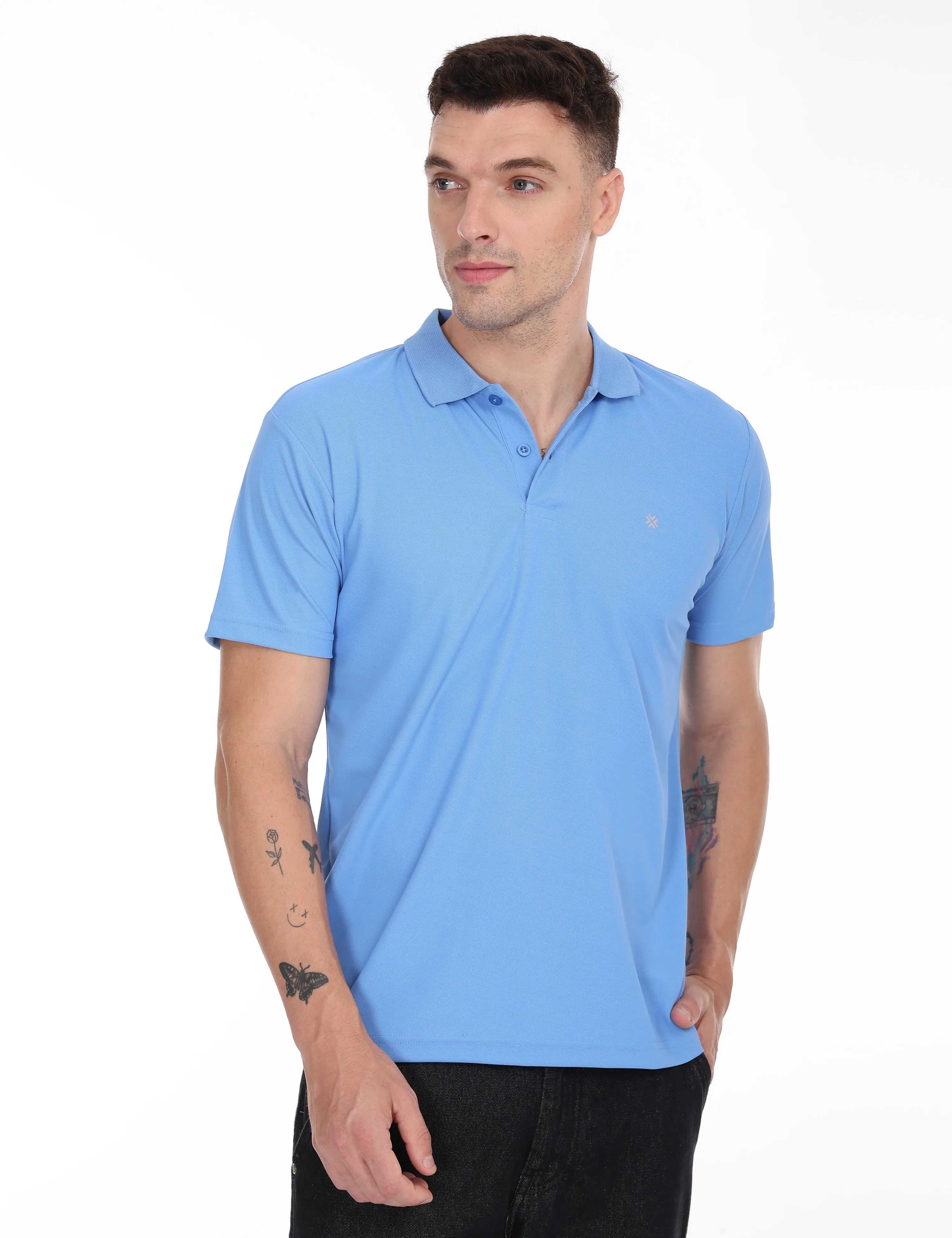 Zest Light Blue Color T Shirt - 53002