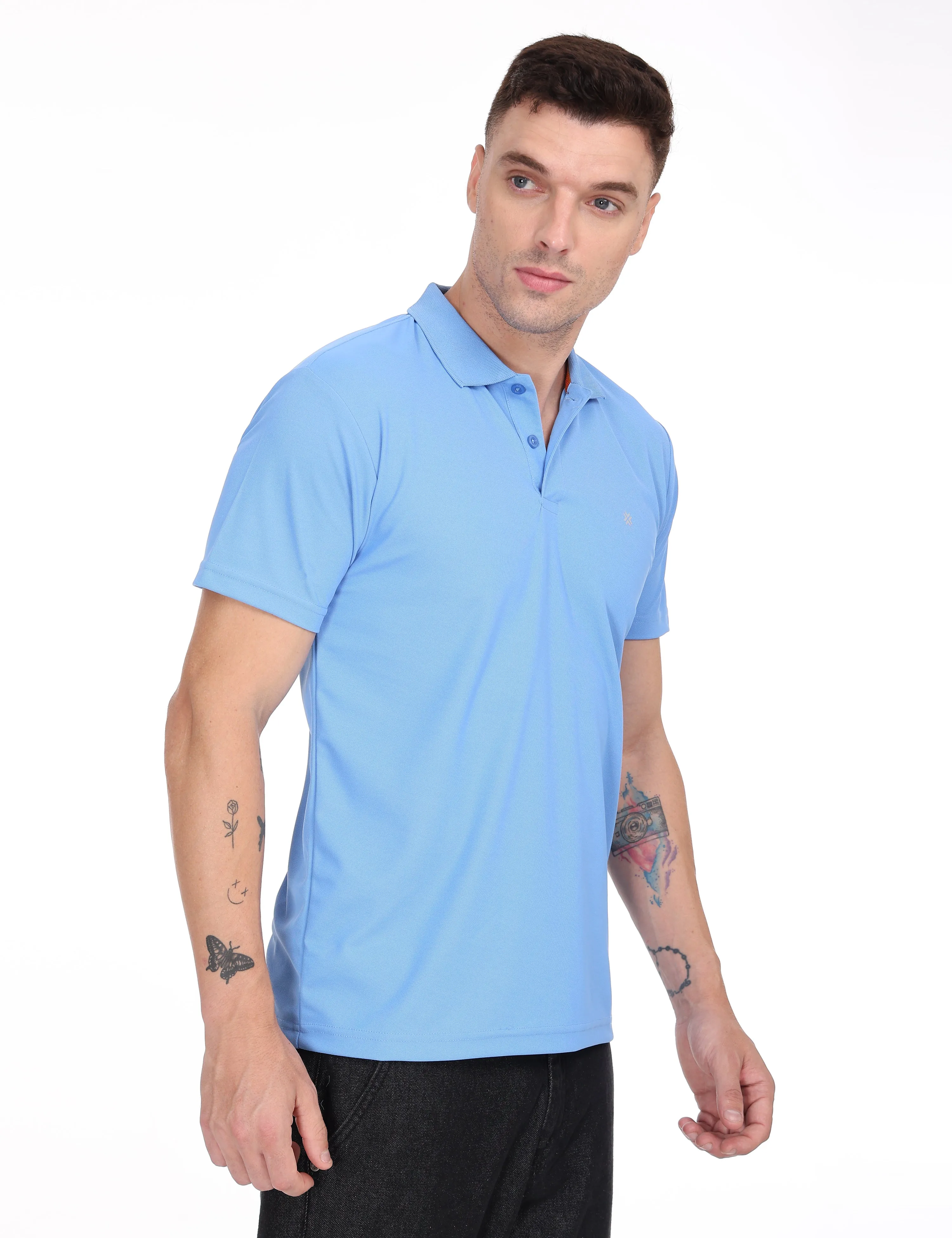 Zest Light Blue Color T Shirt - 53002