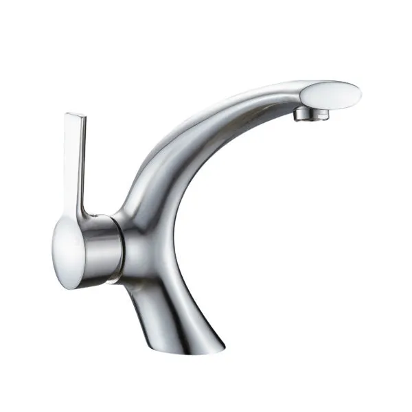 ZL10165T2-BN Legion Furniture Single Hole Single Handle Bathroom Faucet with Drain Assembly